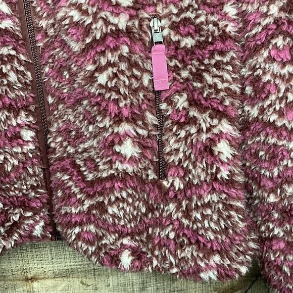 Patagonia Retro X Cardigan Deep Pile Hoodie Jacket Purple Pink SZ Large - Picture 4 of 8